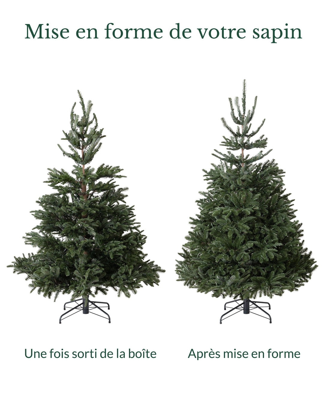 Sapins de Nordmann artificiel