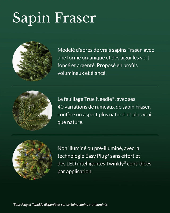 Sapins de Noël artificiels Fraser 229 cm