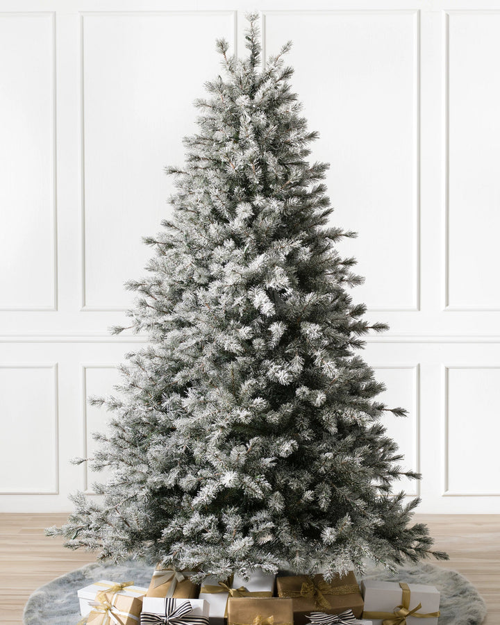 Sapins de Noël artificiels enneigés Alsaciens 231,5 cm