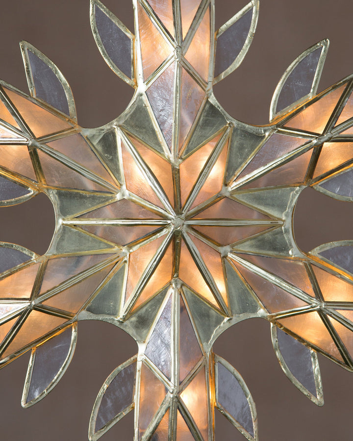 Cimiers de sapin Flocon Nacre de Capiz