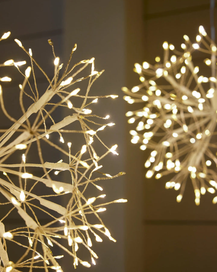 Boules de lumières féeriques d'extérieur