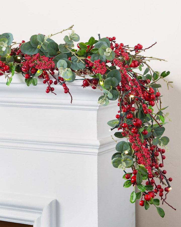 Compositions végétales Baies rouges et eucalyptus